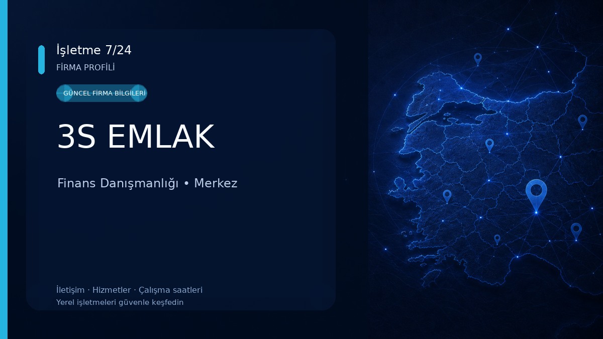 3S EMLAK Finans Danışmanlığı