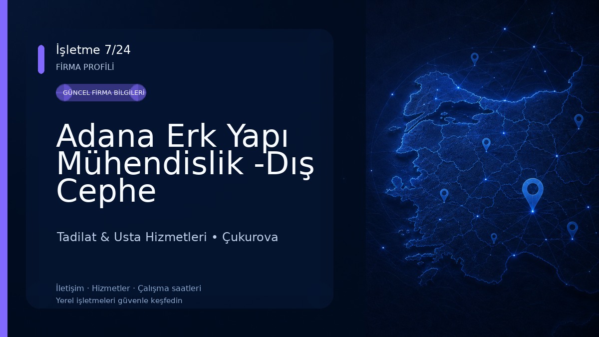 Adana Erk Yapı Mühendislik -Dış Cephe Boya-Mantolama ve İzolasyon 