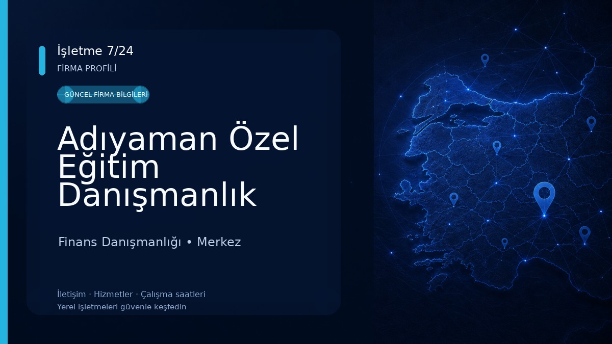 Adıyaman Özel Eğitim Danışmanlık Merkezi 