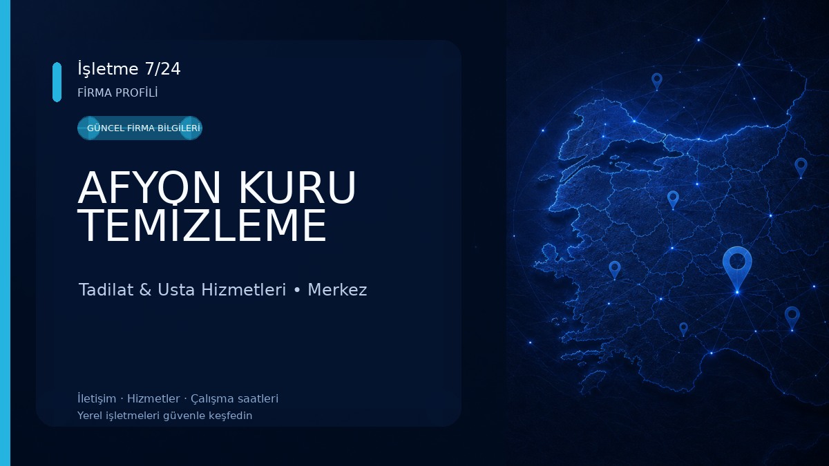 AFYON KURU TEMİZLEME Tadilat & Usta Hizmetleri
