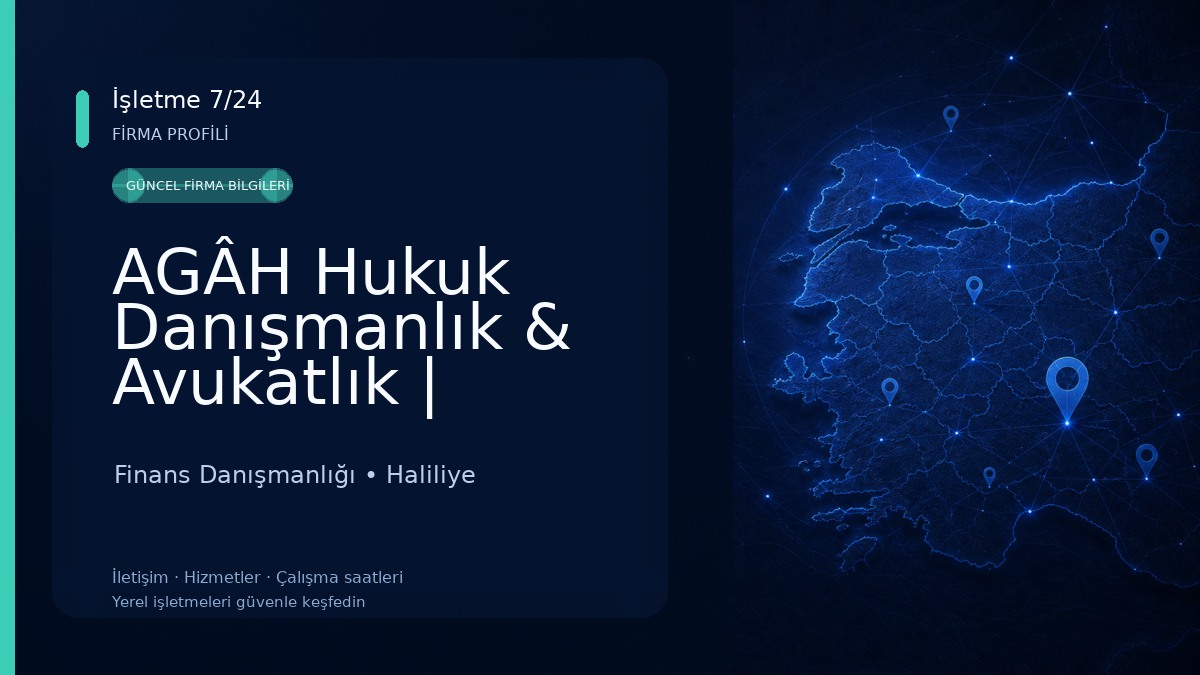 AGÂH Hukuk Danışmanlık & Avukatlık | Şanlıurfa Avukat | Şanlıurfa Boşanma , Ceza , İdare , İş Avukatı 