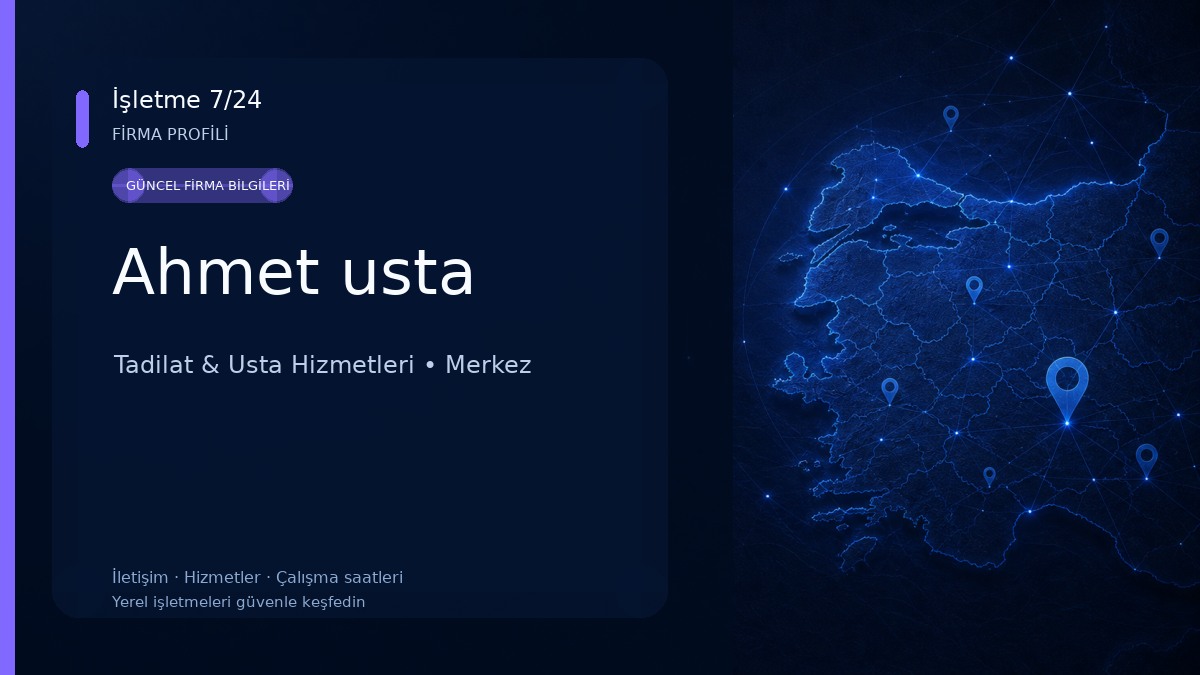 Ahmet usta