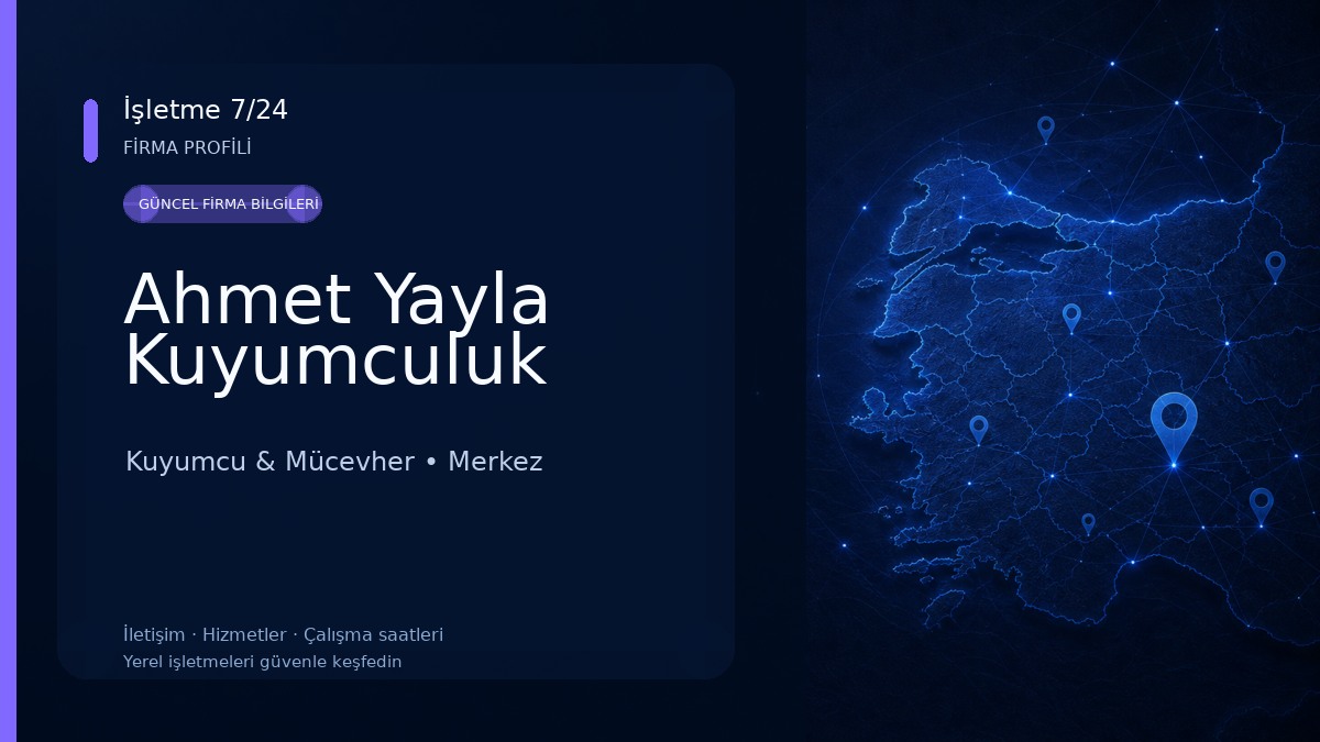 Ahmet Yayla Kuyumculuk