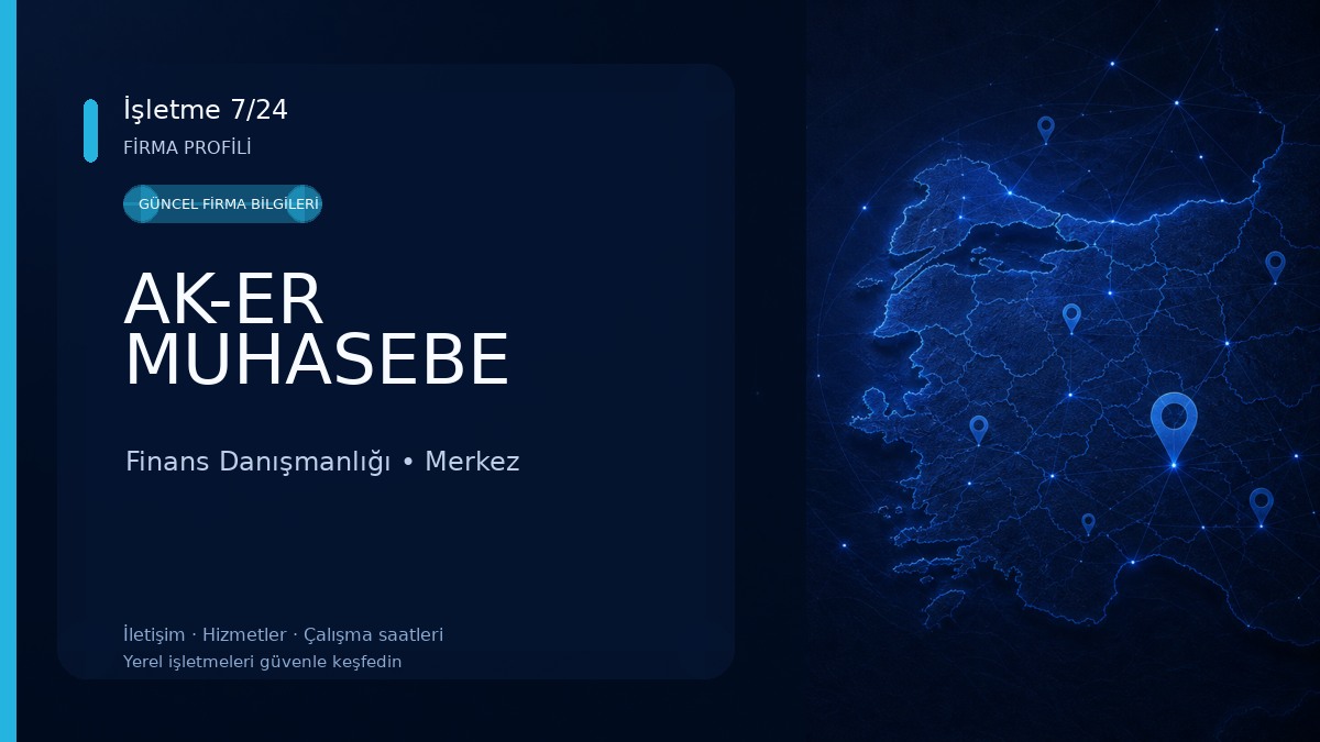 AK-ER MUHASEBE Finans Danışmanlığı