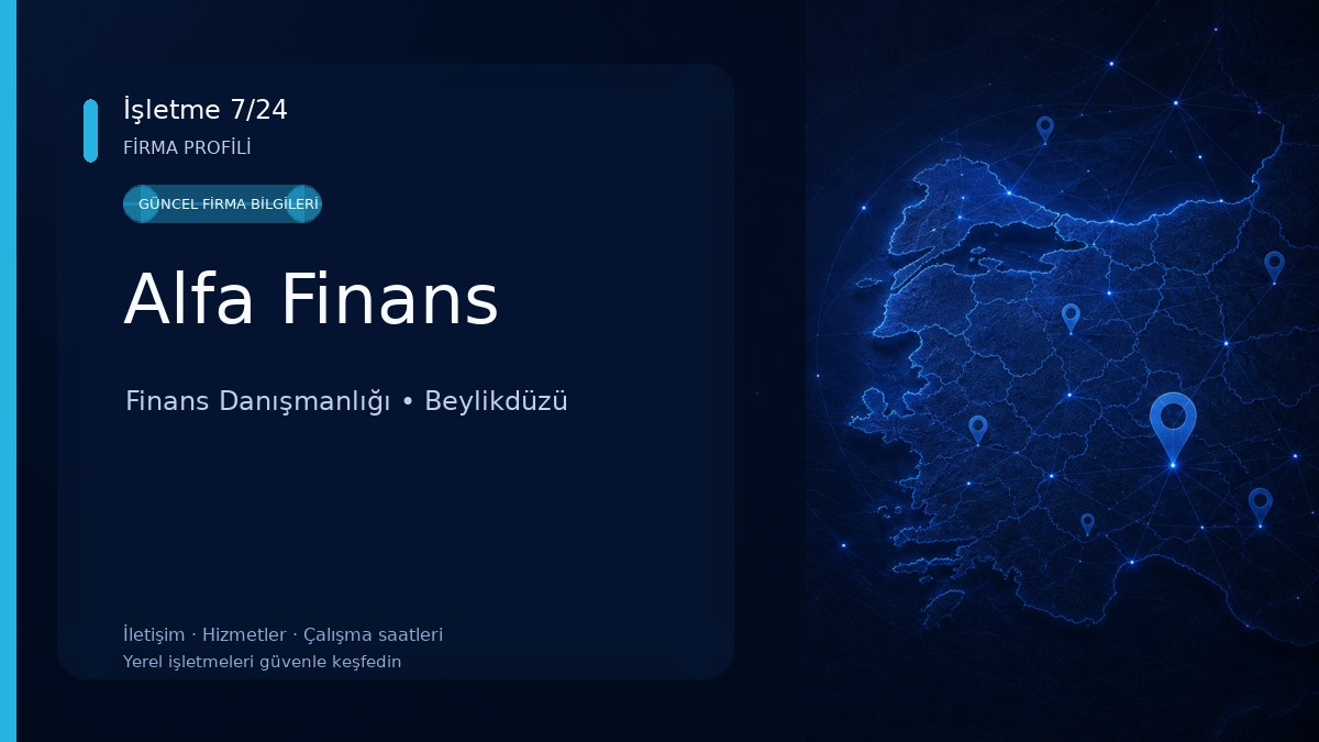 Alfa Finans Finans Danışmanlığı