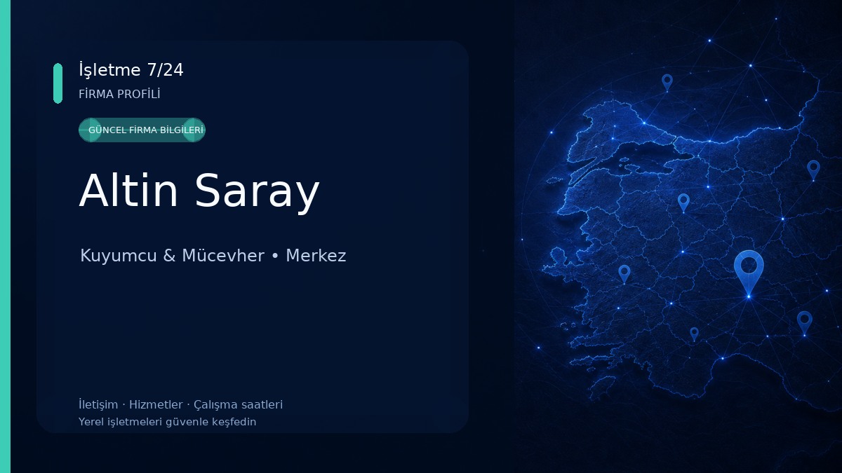 Altin Saray Kuyumcu & Mücevher