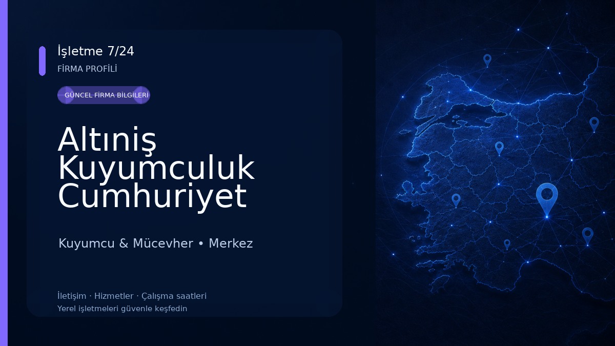 Altıniş Kuyumculuk Cumhuriyet