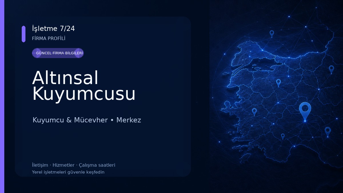 Altınsal Kuyumcusu
