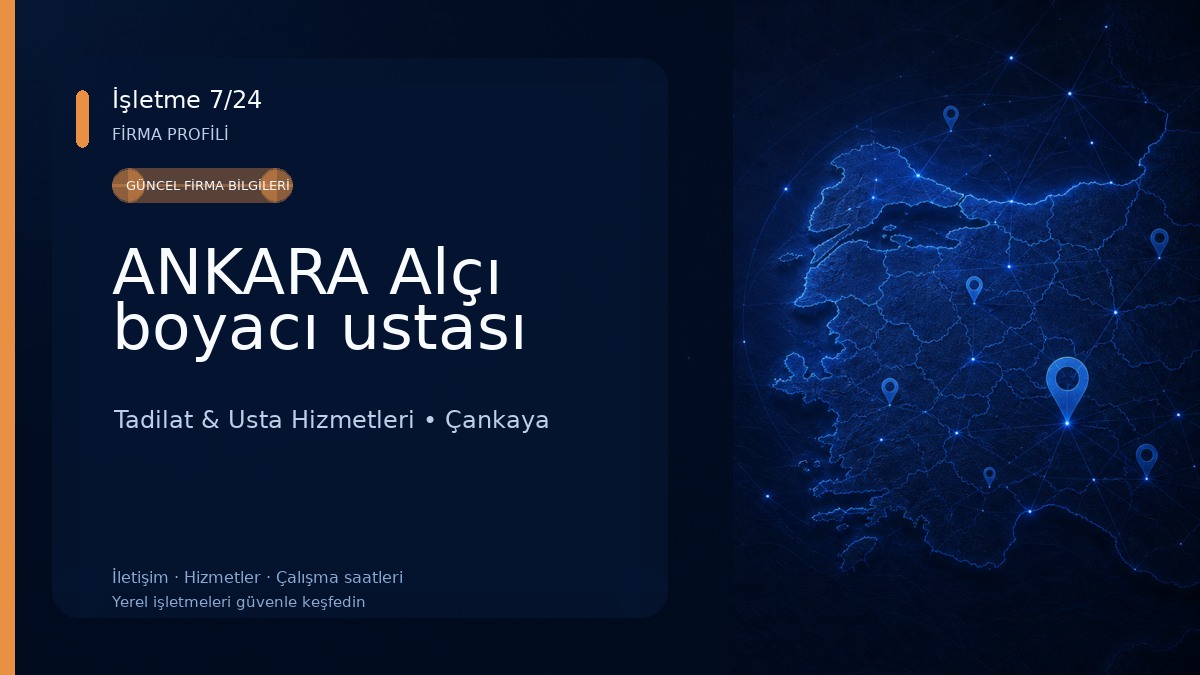ANKARA Alçı boyacı ustası Tadilat & Usta Hizmetleri