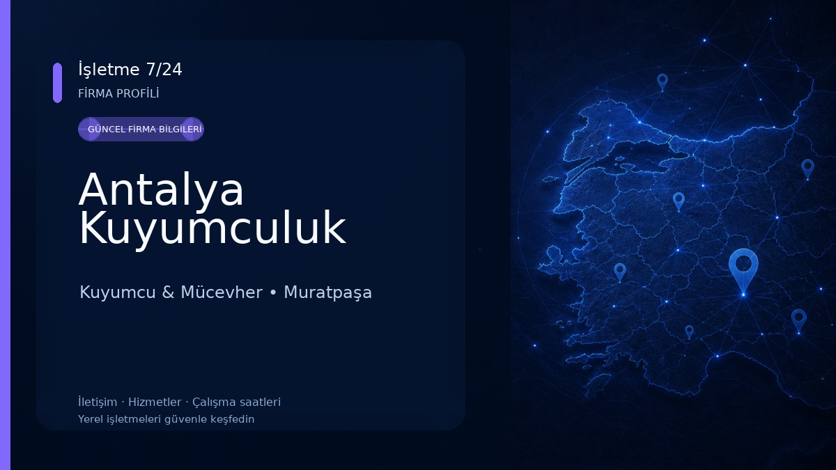 Antalya Kuyumculuk Kuyumcu & Mücevher