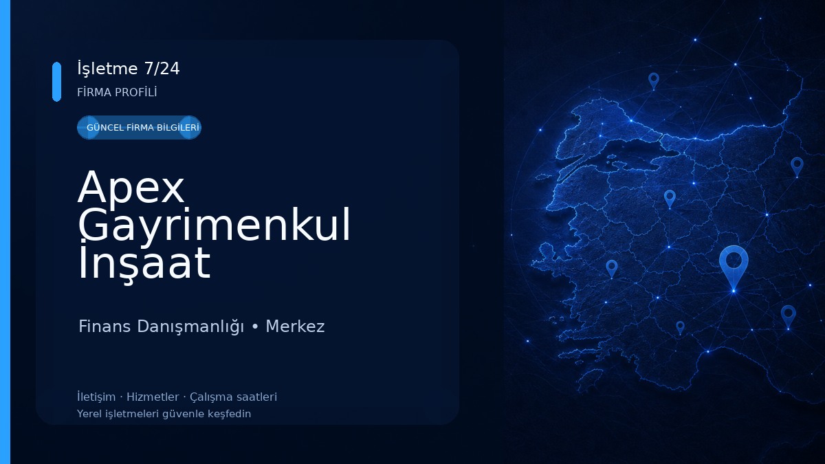Apex Gayrimenkul İnşaat Finans Danışmanlığı