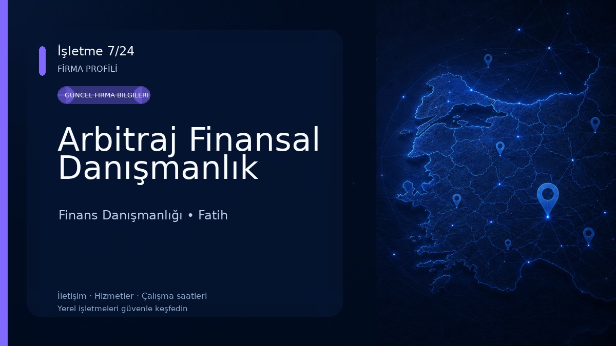 Arbitraj Finansal Danışmanlık