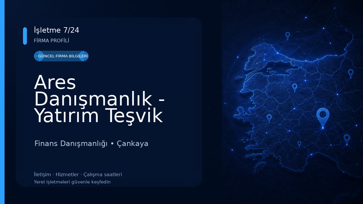 Ares Danışmanlık - Yatırım Teşvik Belgesi / İhracat Destekleri Finans Danışmanlığı