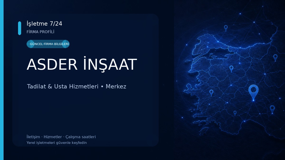 ASDER İNŞAAT Tadilat & Usta Hizmetleri