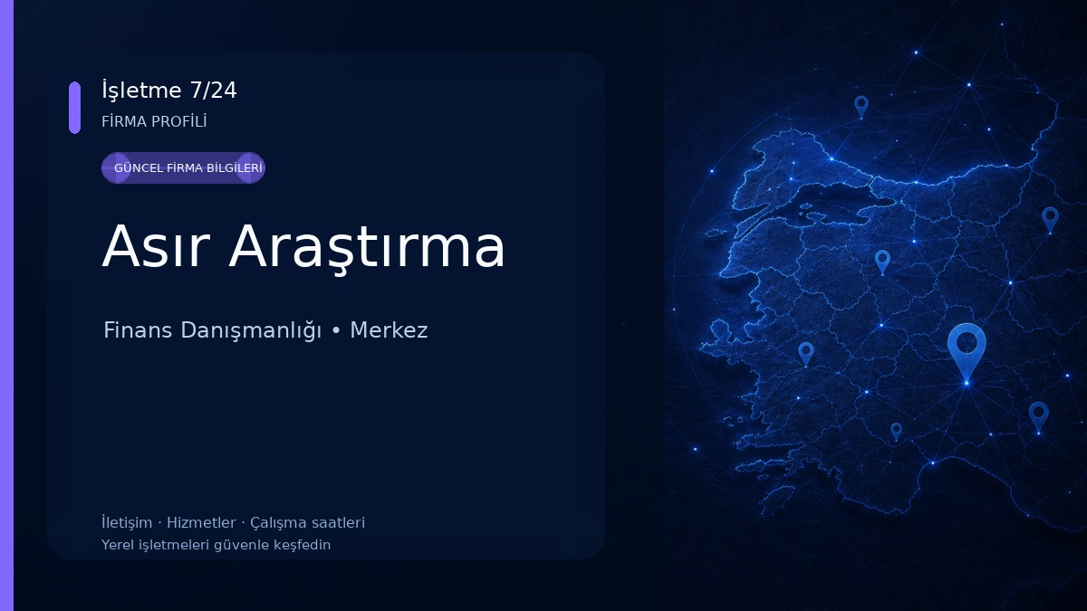 Asır Araştırma Finans Danışmanlığı