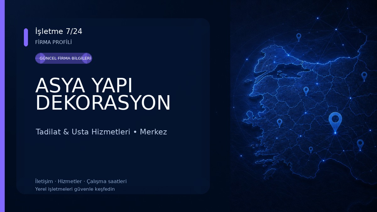 ASYA YAPI DEKORASYON Tadilat & Usta Hizmetleri