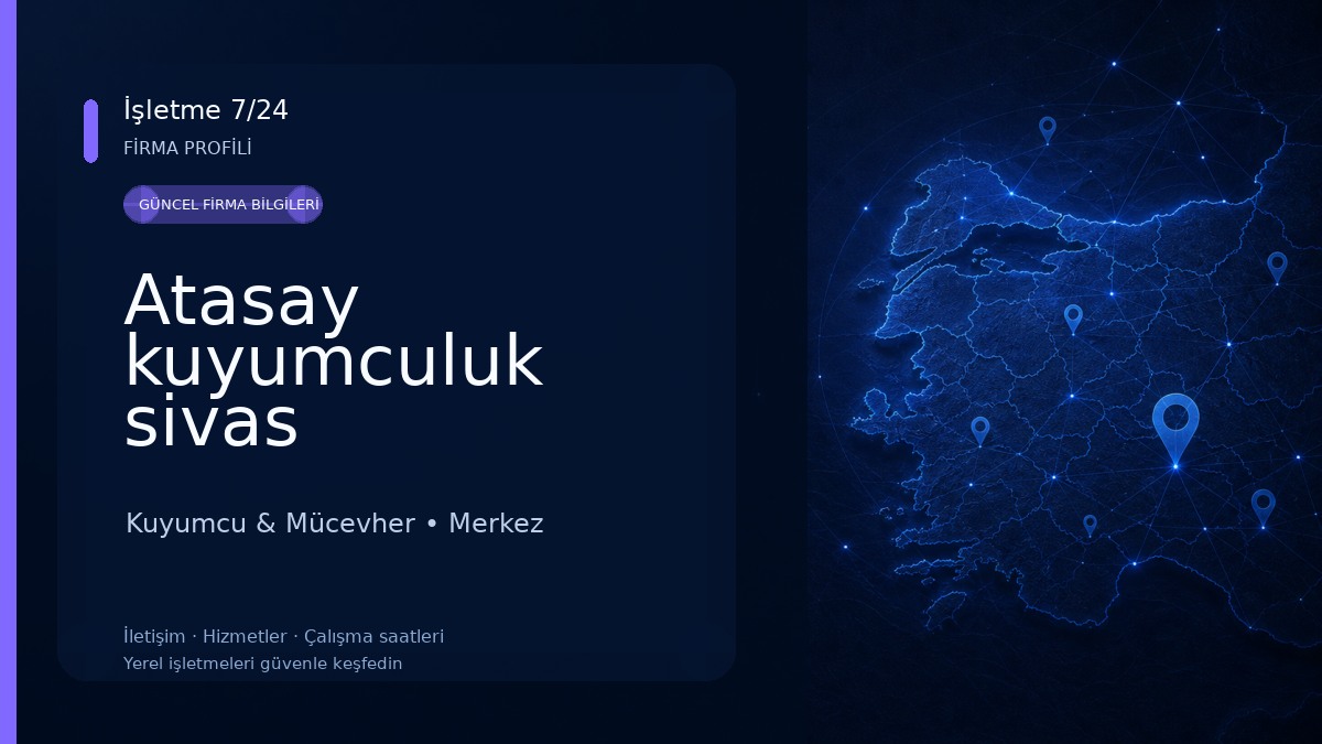 Atasay kuyumculuk sivas Kuyumcu & Mücevher