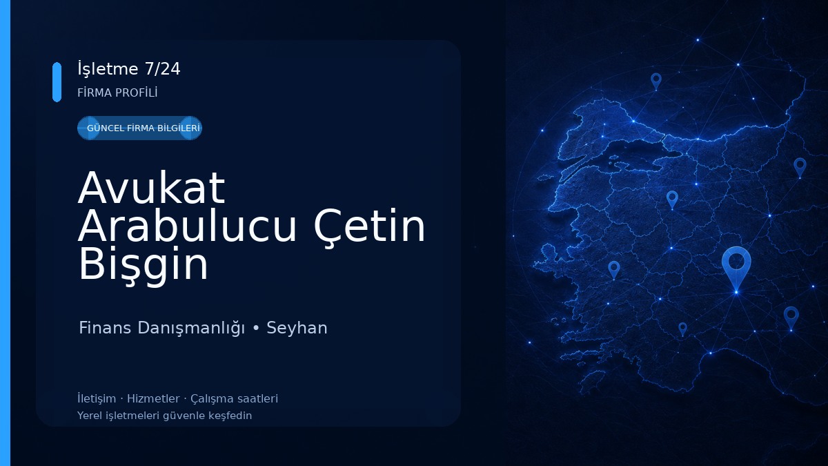 Avukat Arabulucu Çetin Bişgin Finans Danışmanlığı