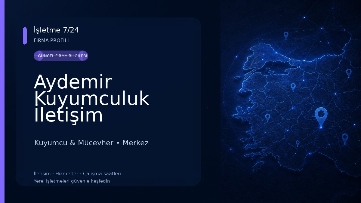 Aydemir Kuyumculuk İletişim