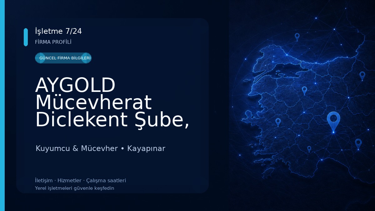 AYGOLD Mücevherat Diclekent Şube, Diyarbakır Altın