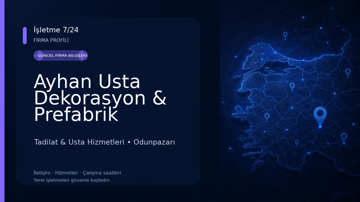 Ayhan Usta Dekorasyon & Prefabrik 
