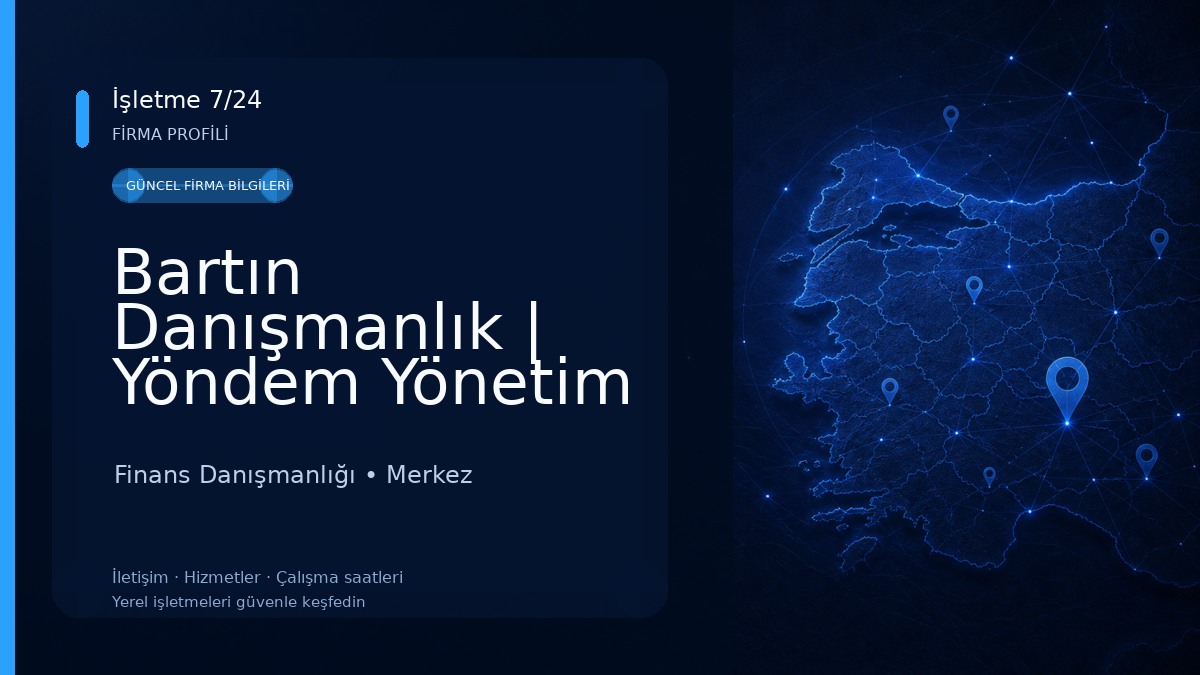 Bartın Danışmanlık | Yöndem Yönetim Danışmanlık Eğitim Merkezi Finans Danışmanlığı