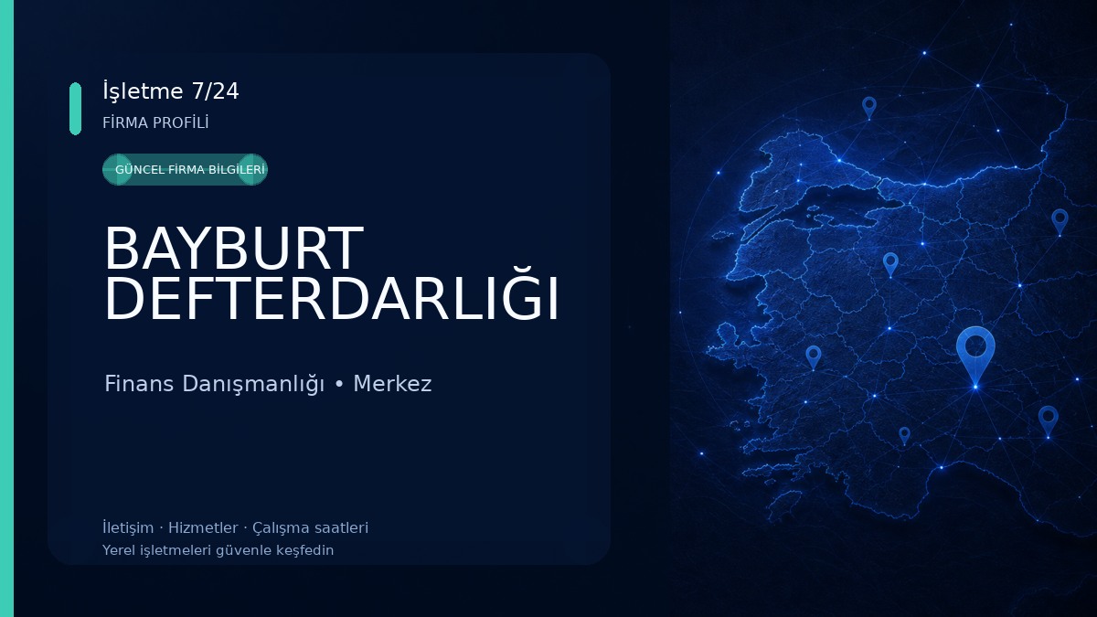 BAYBURT DEFTERDARLIĞI 