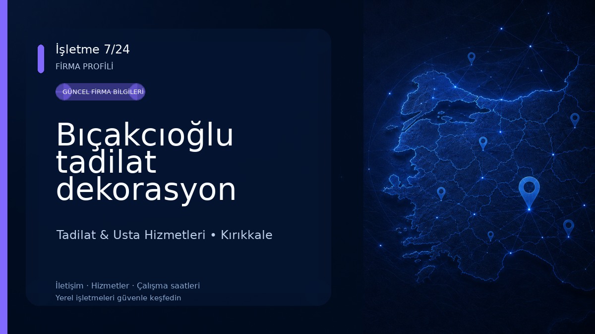 Bıçakcıoğlu tadilat dekorasyon 