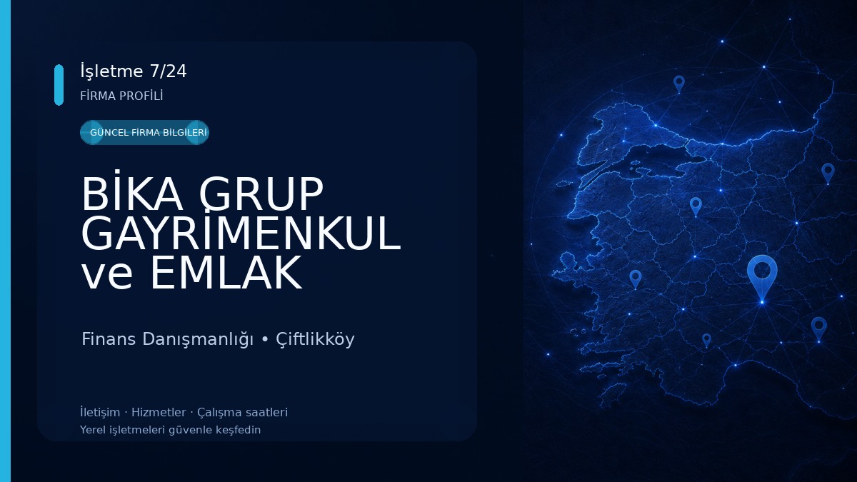 BİKA GRUP GAYRİMENKUL ve EMLAK DANIŞMANLIĞI | Yalova Emlak | Satılık Daire | Kiralık Daire | Çiftlikköy Emlak | Emlakçı 