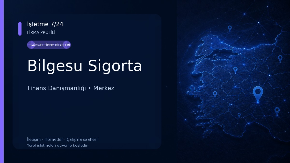 Bilgesu Sigorta Finans Danışmanlığı