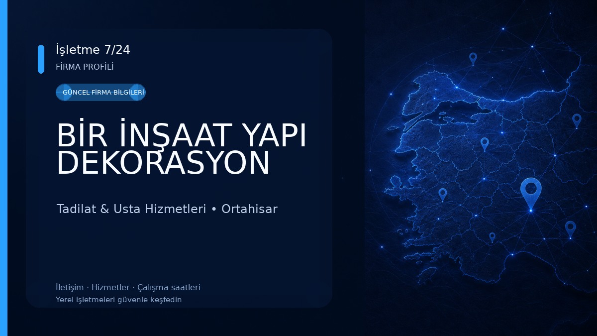 BİR İNŞAAT YAPI DEKORASYON