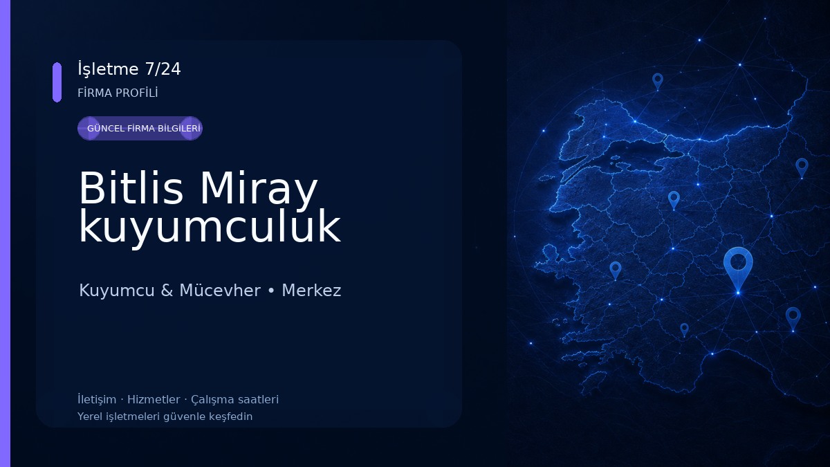 Bitlis Miray kuyumculuk Kuyumcu & Mücevher