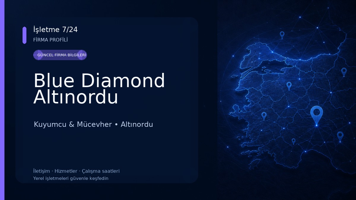 Blue Diamond Altınordu Kuyumcu & Mücevher
