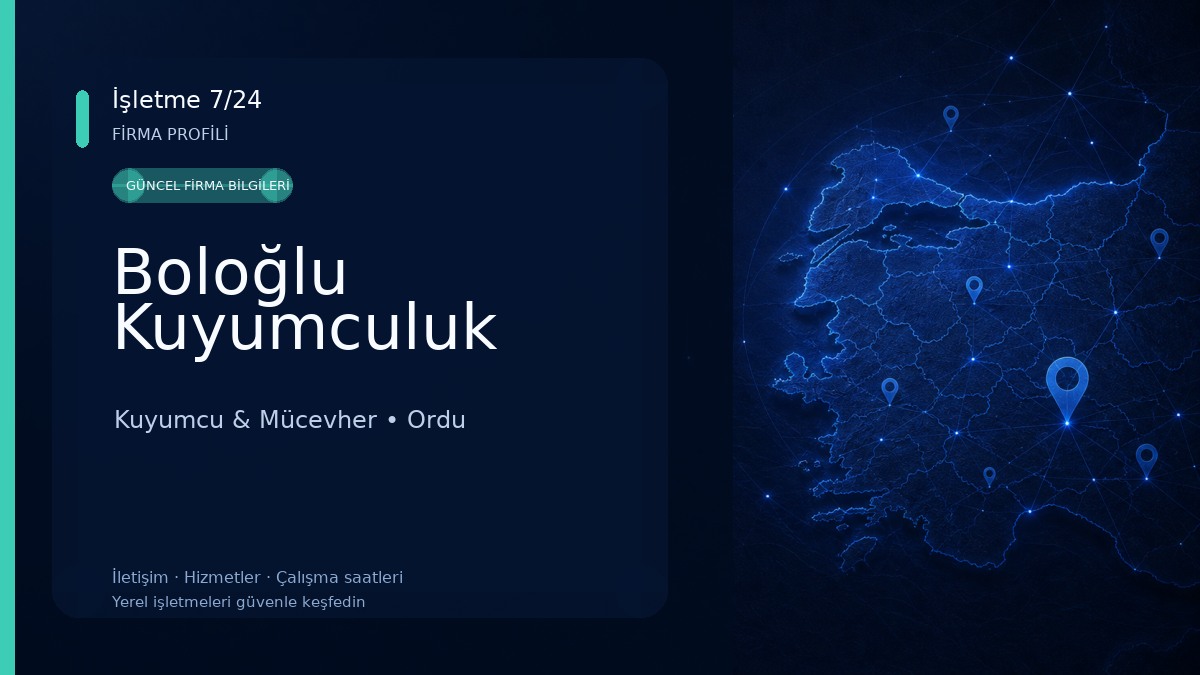 Boloğlu Kuyumculuk Kuyumcu & Mücevher