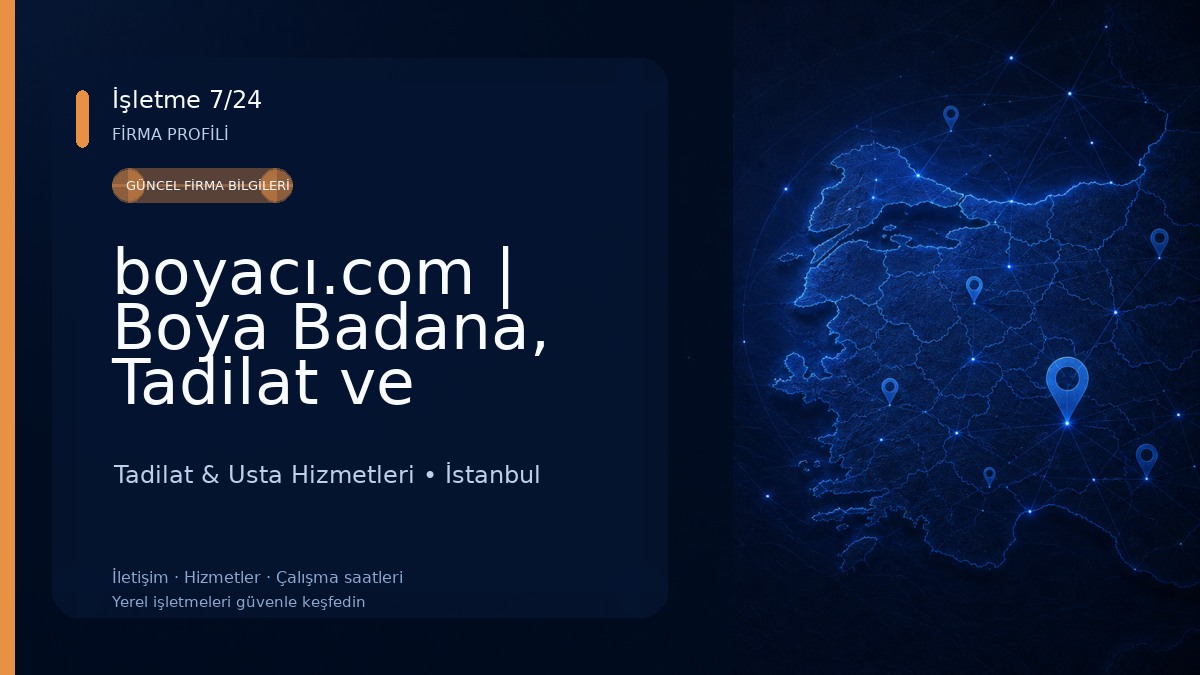 boyacı.com | Boya Badana, Tadilat ve Dekorasyon Hizmetleri Tadilat & Usta Hizmetleri