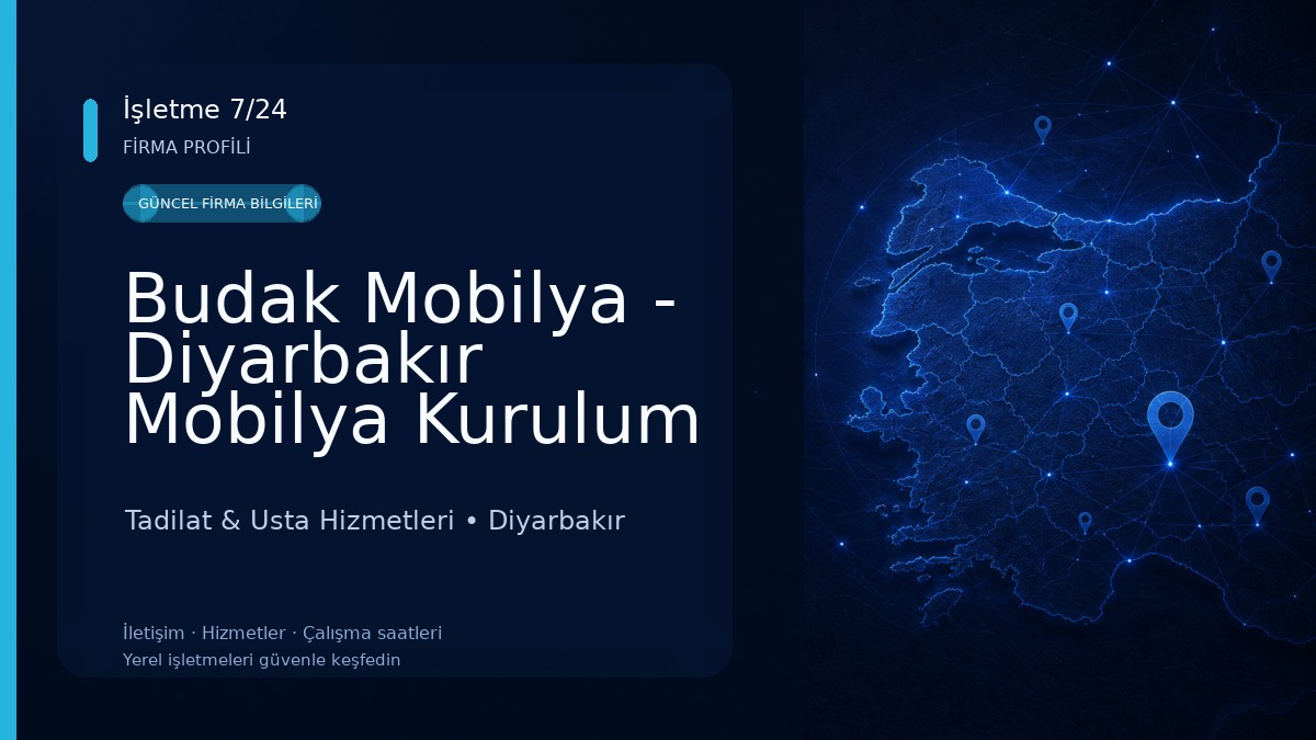 Budak Mobilya - Diyarbakır Mobilya Kurulum - Feyzi Budak Tadilat & Usta Hizmetleri