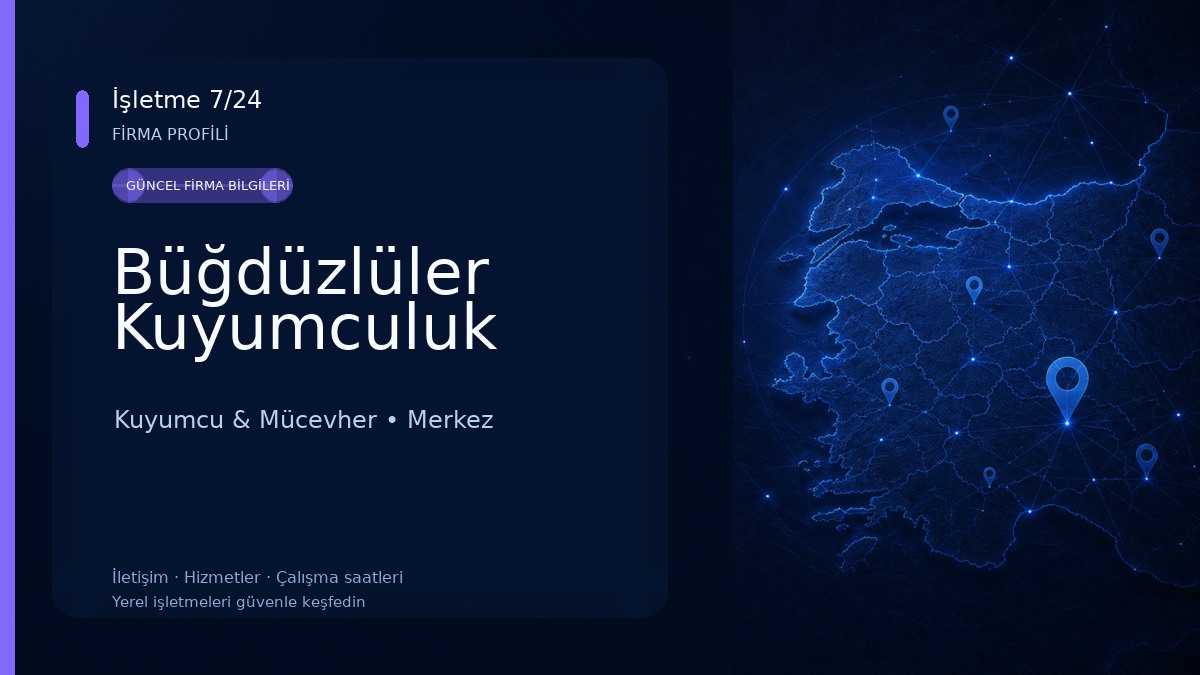 Büğdüzlüler Kuyumculuk Kuyumcu & Mücevher