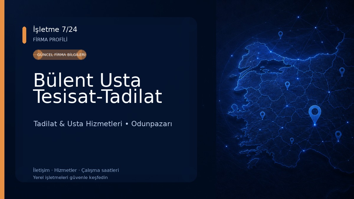 Bülent Usta Tesisat-Tadilat 