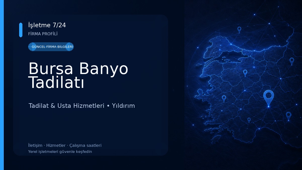 Bursa Banyo Tadilatı Tadilat & Usta Hizmetleri