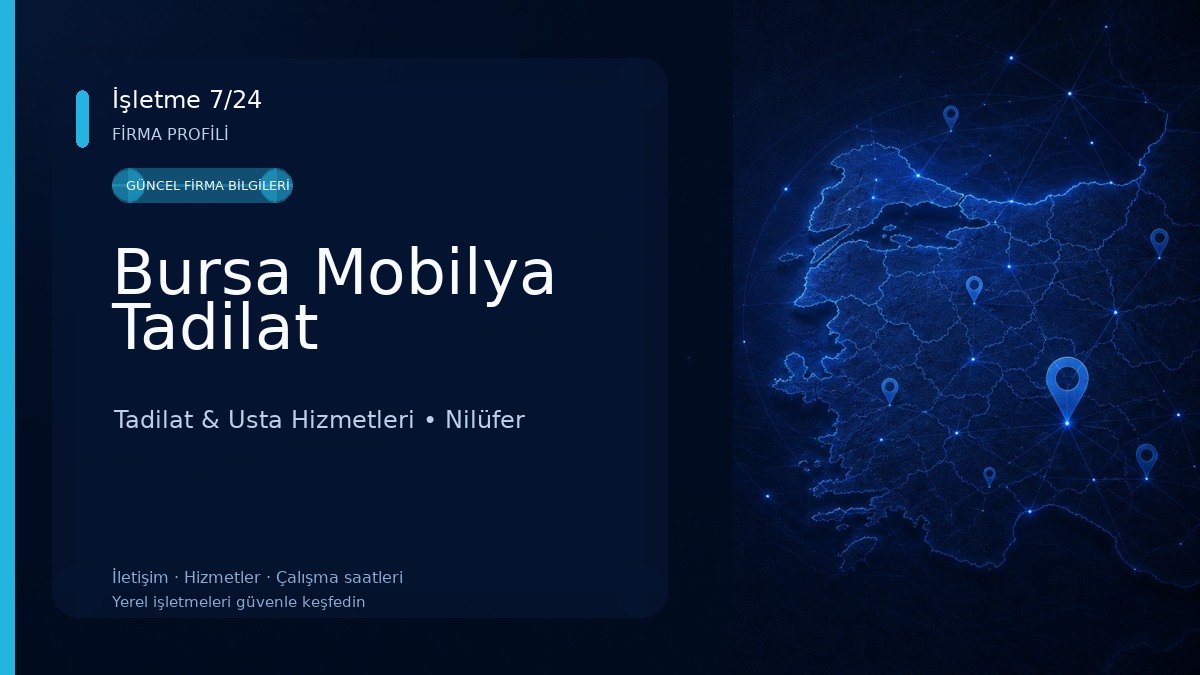 Bursa Mobilya Tadilat Tadilat & Usta Hizmetleri