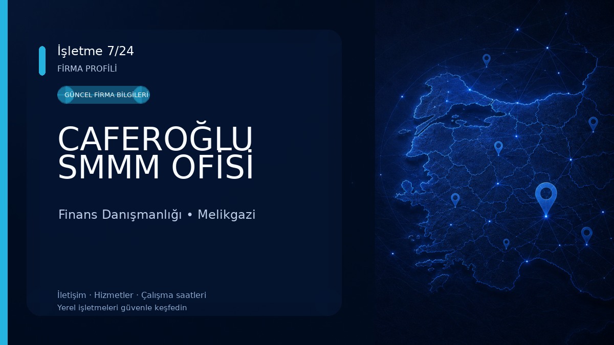 CAFEROĞLU SMMM OFİSİ Finans Danışmanlığı