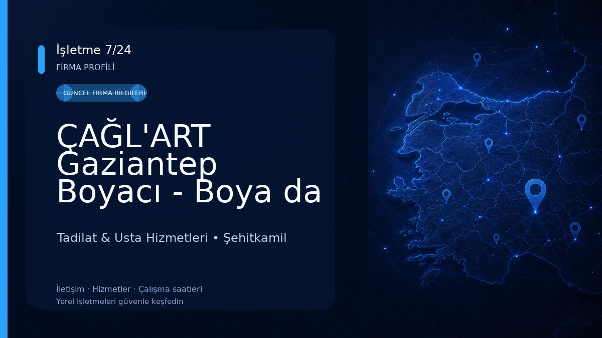 ÇAĞL'ART Gaziantep Boyacı - Boya da Sanat Tadilat & Usta Hizmetleri