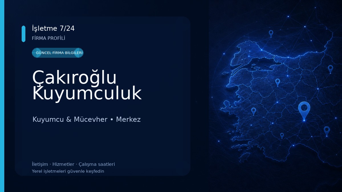 Çakıroğlu Kuyumculuk Kuyumcu & Mücevher
