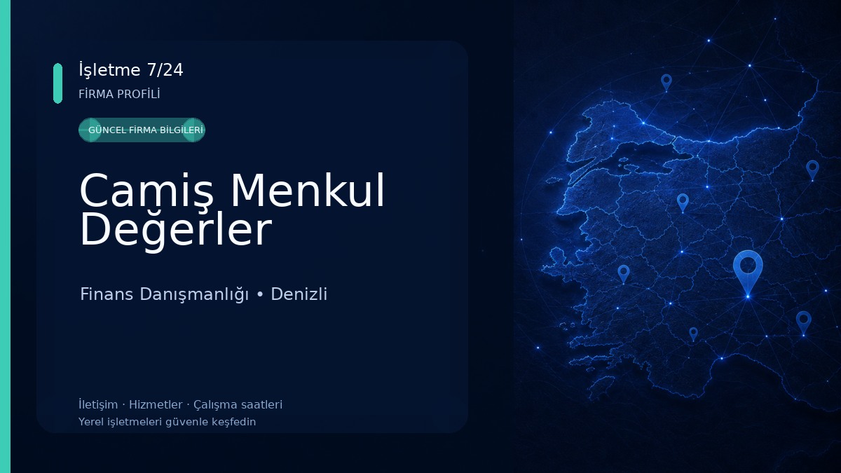 Camiş Menkul Değerler Finans Danışmanlığı