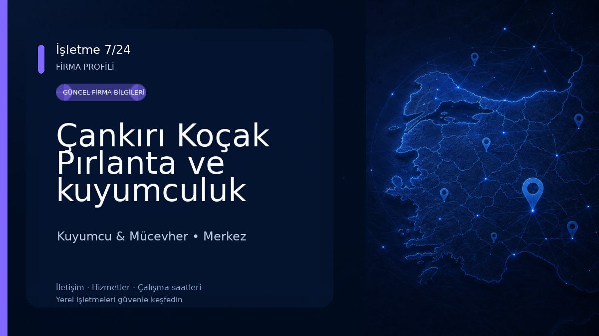 Çankırı Koçak Pırlanta ve kuyumculuk 