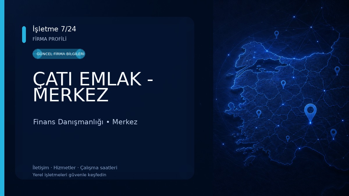 ÇATI EMLAK - MERKEZ Finans Danışmanlığı