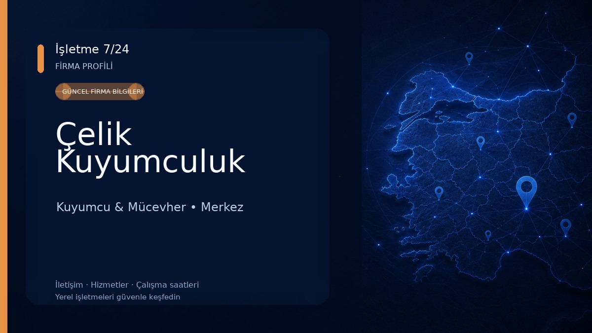 Çelik Kuyumculuk Kuyumcu & Mücevher