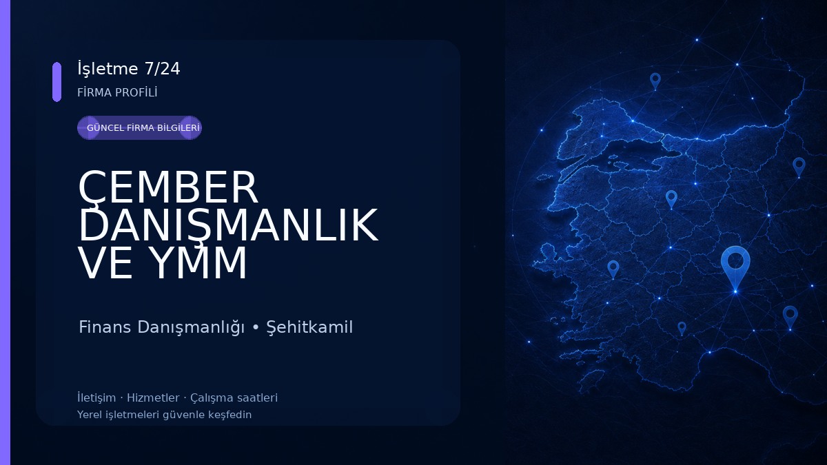 ÇEMBER DANIŞMANLIK VE YMM 