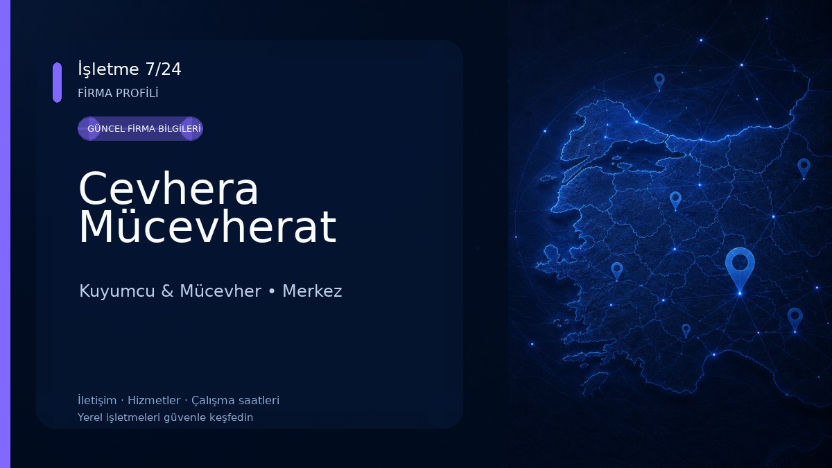 Cevhera Mücevherat Kuyumcu & Mücevher