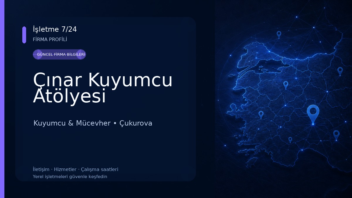 Çınar Kuyumcu Atölyesi Kuyumcu & Mücevher